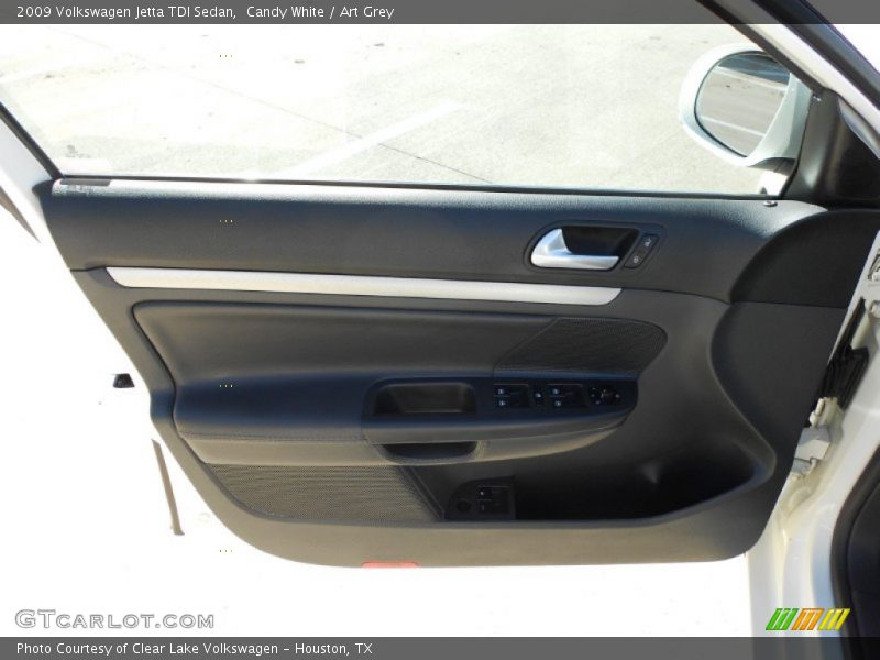 Candy White / Art Grey 2009 Volkswagen Jetta TDI Sedan