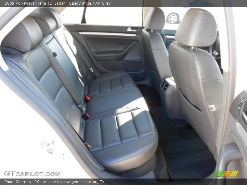 Candy White / Art Grey 2009 Volkswagen Jetta TDI Sedan