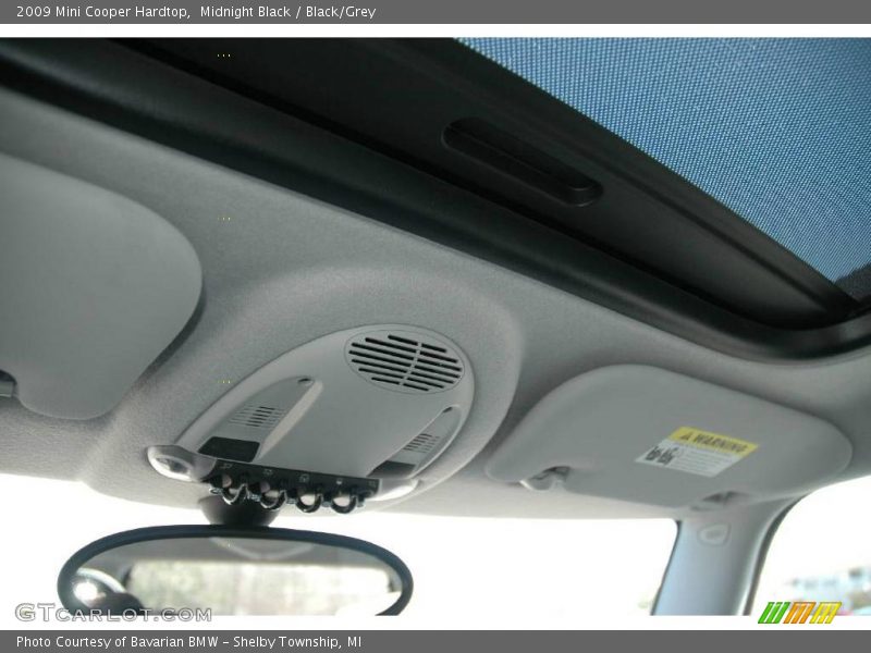 Midnight Black / Black/Grey 2009 Mini Cooper Hardtop
