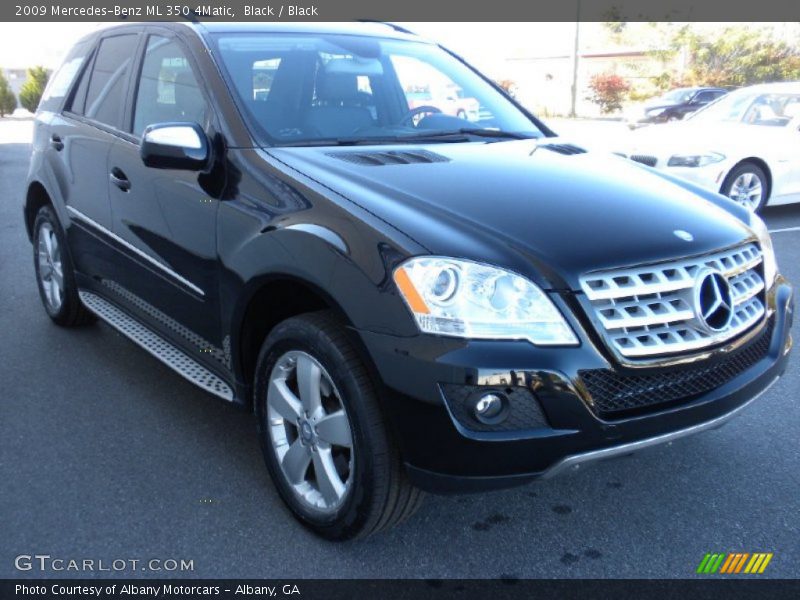 Black / Black 2009 Mercedes-Benz ML 350 4Matic