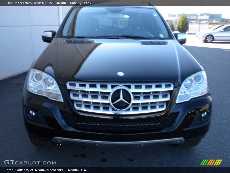 Black / Black 2009 Mercedes-Benz ML 350 4Matic