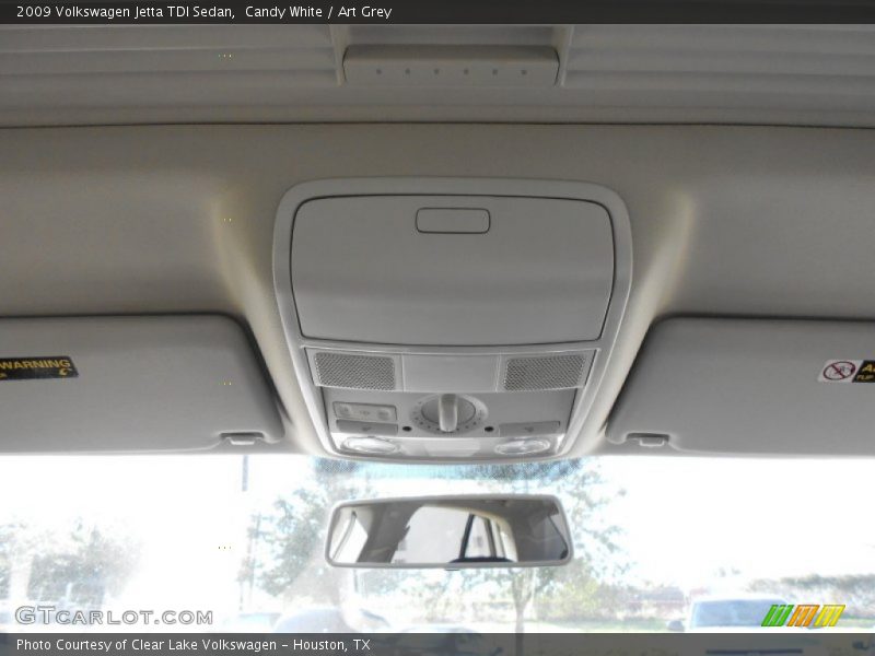 Candy White / Art Grey 2009 Volkswagen Jetta TDI Sedan