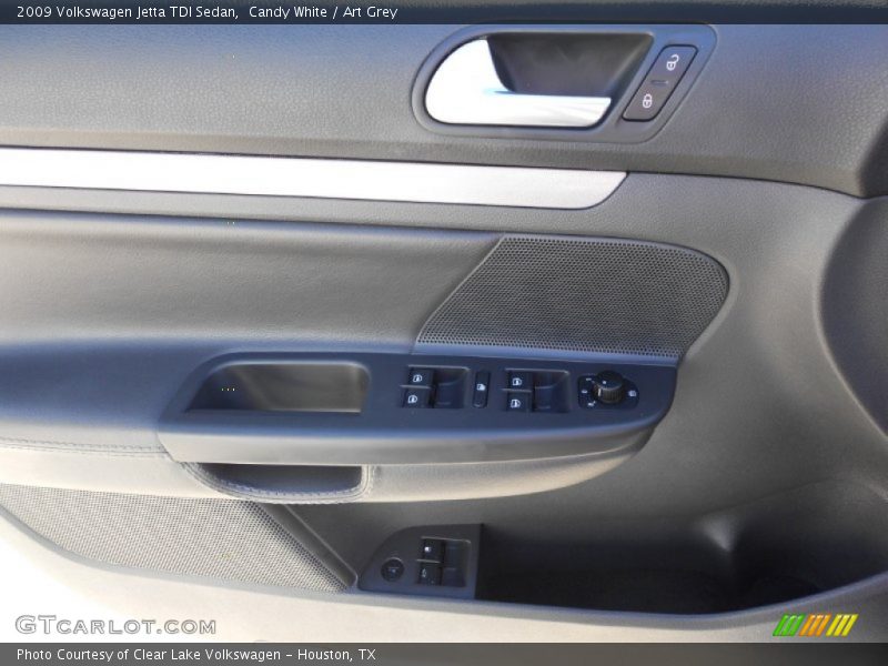 Candy White / Art Grey 2009 Volkswagen Jetta TDI Sedan