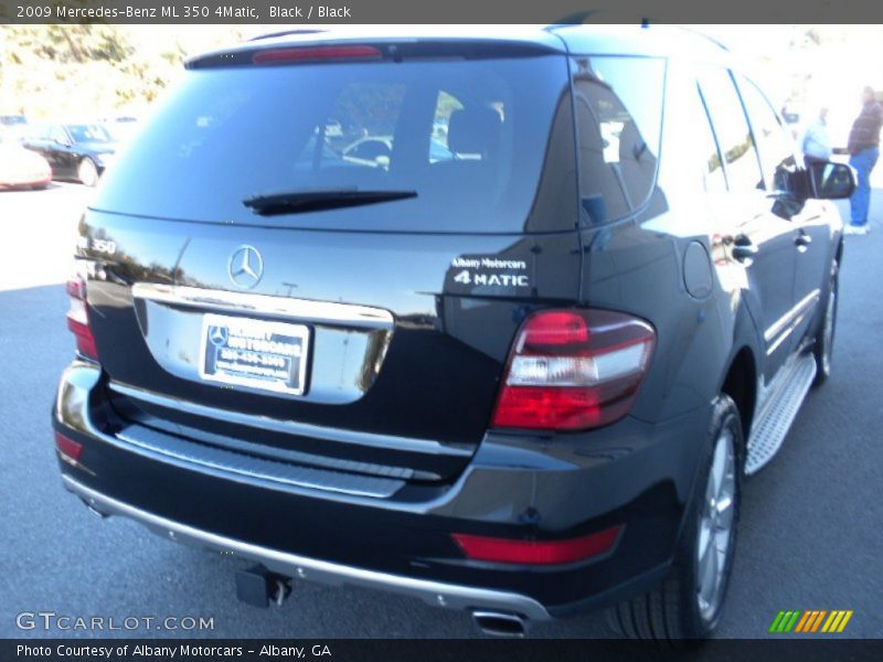 Black / Black 2009 Mercedes-Benz ML 350 4Matic