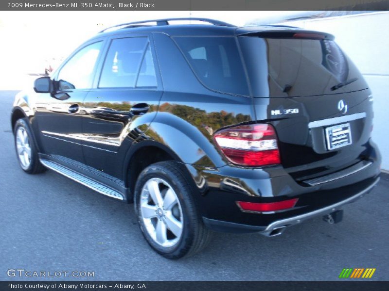 Black / Black 2009 Mercedes-Benz ML 350 4Matic