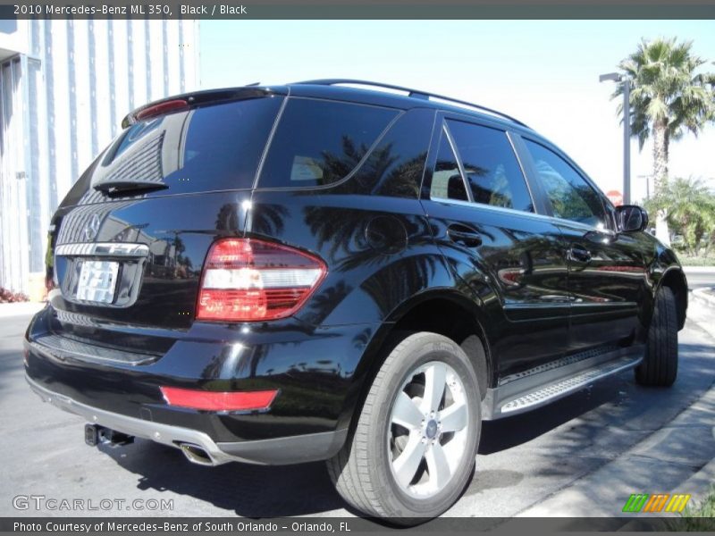 Black / Black 2010 Mercedes-Benz ML 350