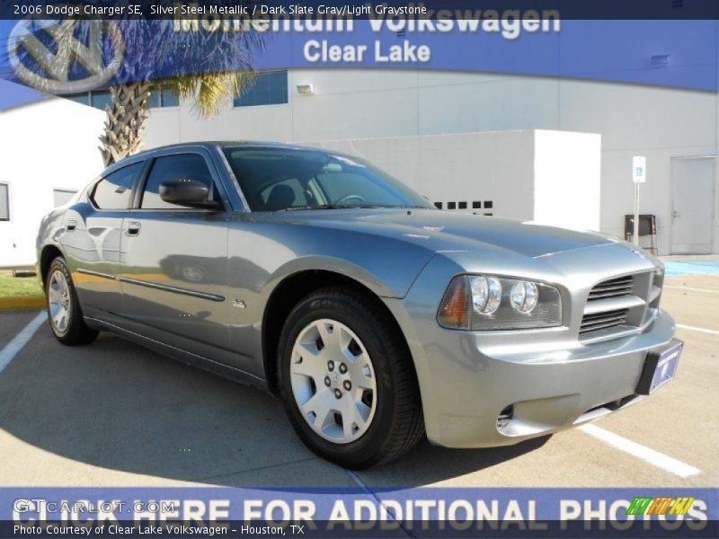 Silver Steel Metallic / Dark Slate Gray/Light Graystone 2006 Dodge Charger SE