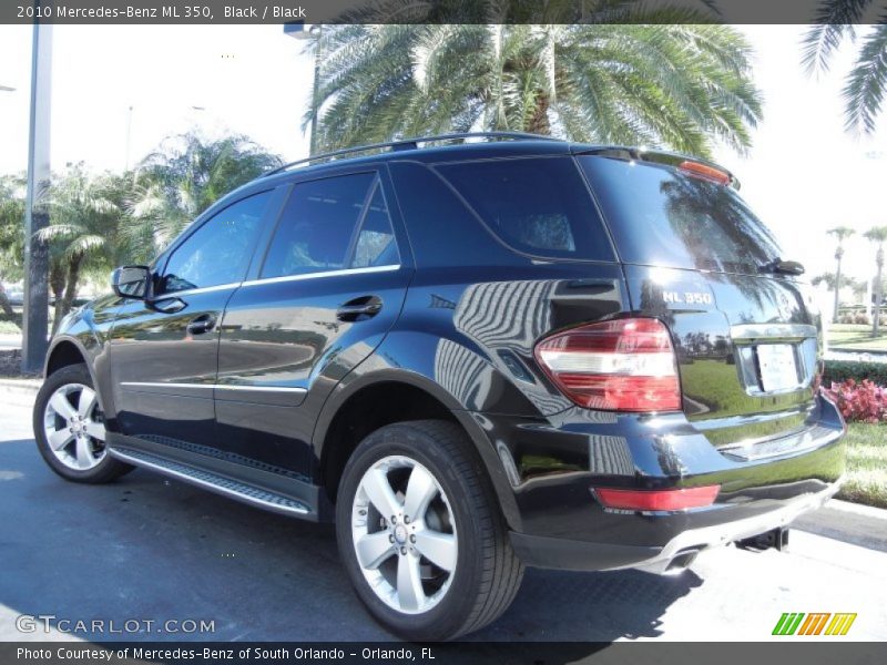 Black / Black 2010 Mercedes-Benz ML 350