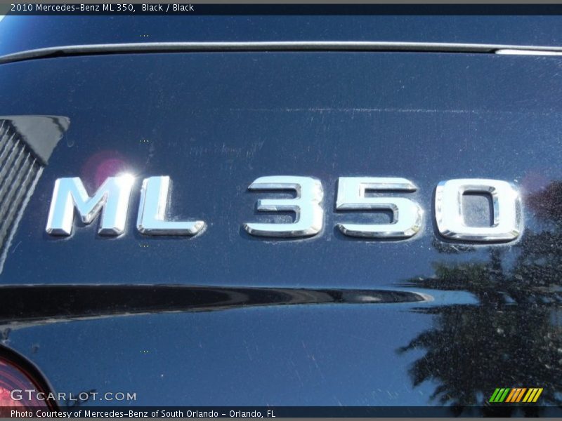 Black / Black 2010 Mercedes-Benz ML 350