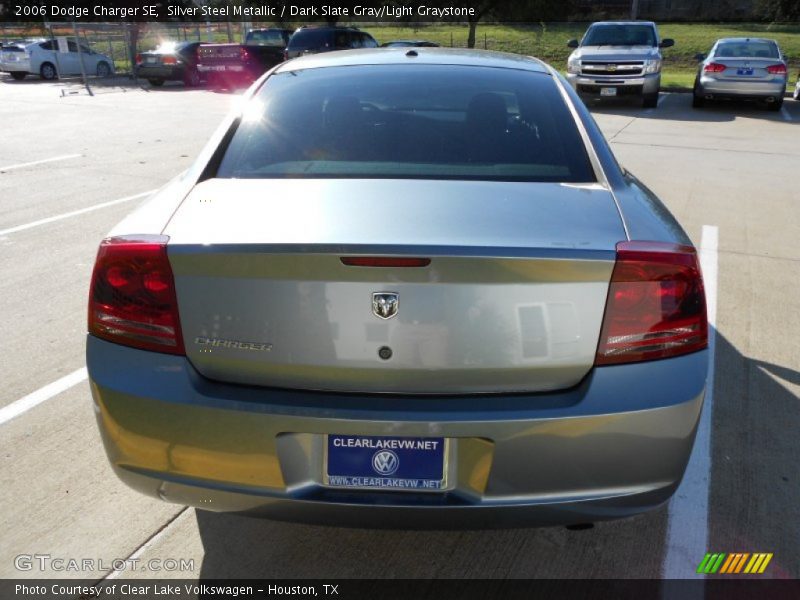 Silver Steel Metallic / Dark Slate Gray/Light Graystone 2006 Dodge Charger SE