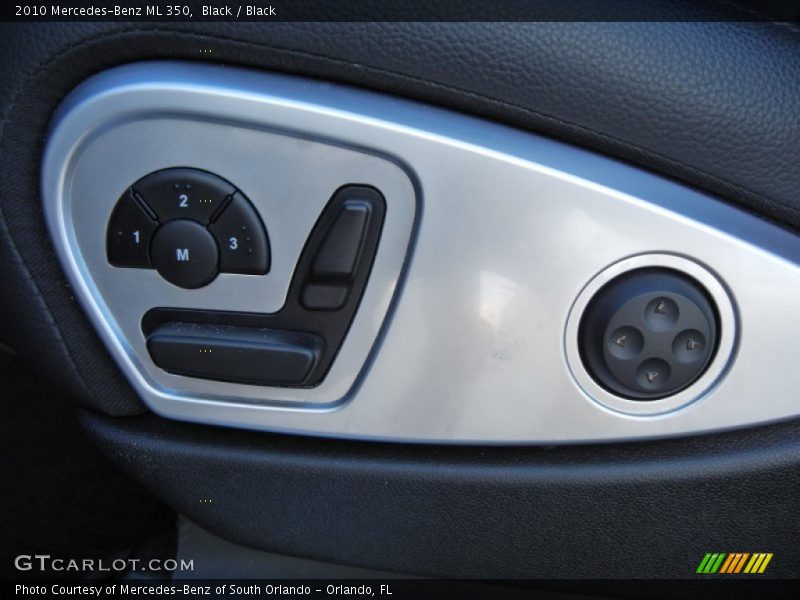 Black / Black 2010 Mercedes-Benz ML 350