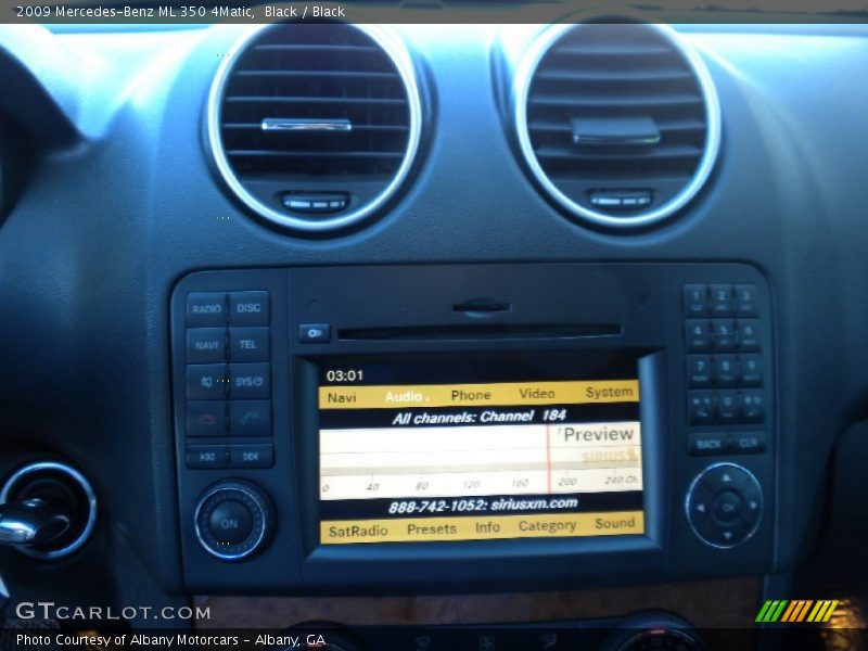 Black / Black 2009 Mercedes-Benz ML 350 4Matic
