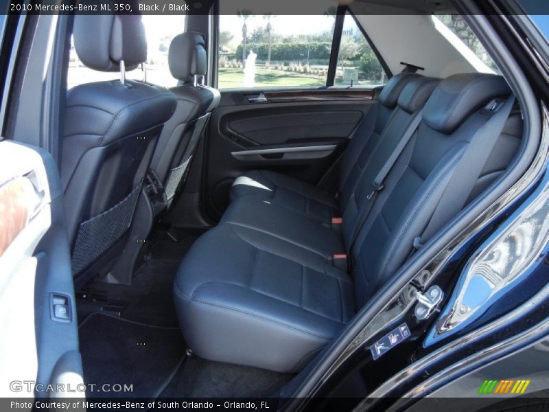 Black / Black 2010 Mercedes-Benz ML 350
