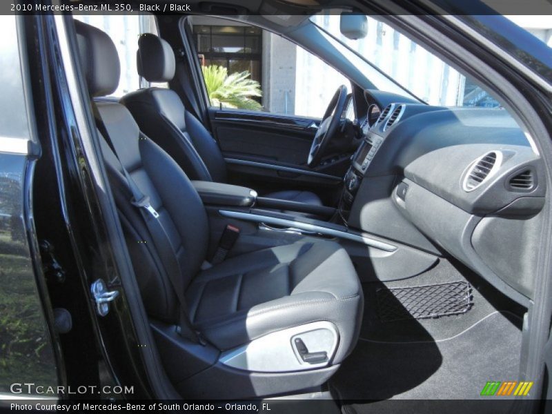 Black / Black 2010 Mercedes-Benz ML 350