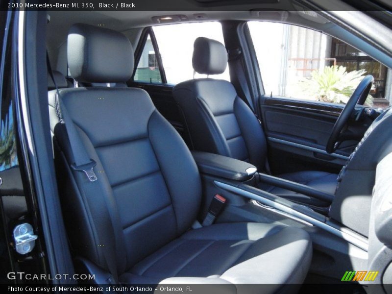 Black / Black 2010 Mercedes-Benz ML 350