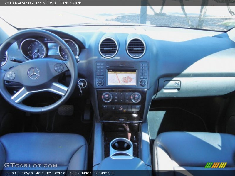 Black / Black 2010 Mercedes-Benz ML 350