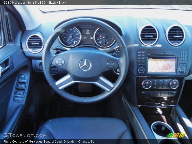 Black / Black 2010 Mercedes-Benz ML 350