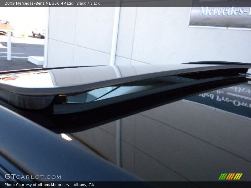 Black / Black 2009 Mercedes-Benz ML 350 4Matic