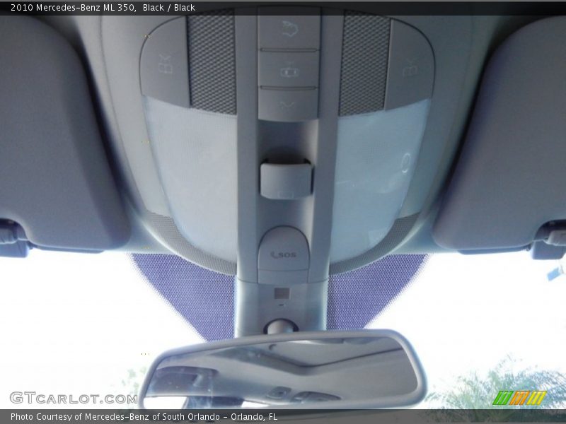 Black / Black 2010 Mercedes-Benz ML 350