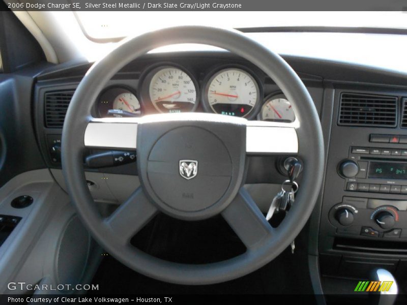 Silver Steel Metallic / Dark Slate Gray/Light Graystone 2006 Dodge Charger SE