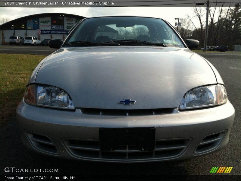 Ultra Silver Metallic / Graphite 2000 Chevrolet Cavalier Sedan
