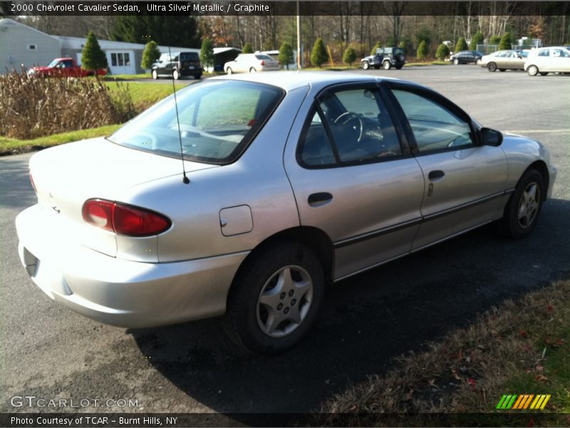 Ultra Silver Metallic / Graphite 2000 Chevrolet Cavalier Sedan