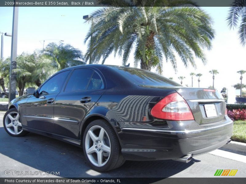 Black / Black 2009 Mercedes-Benz E 350 Sedan