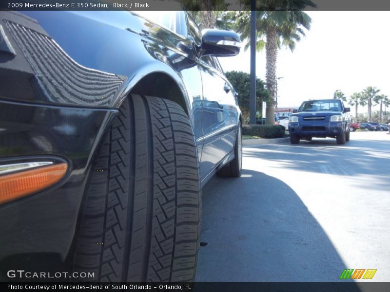 Black / Black 2009 Mercedes-Benz E 350 Sedan