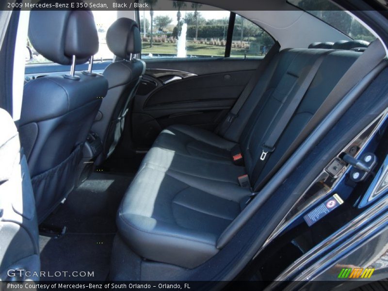 Black / Black 2009 Mercedes-Benz E 350 Sedan
