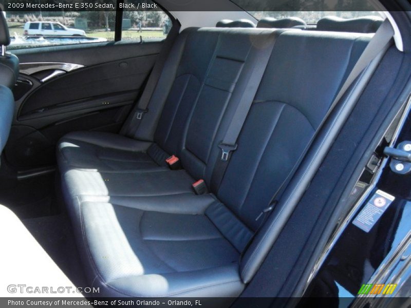 Black / Black 2009 Mercedes-Benz E 350 Sedan