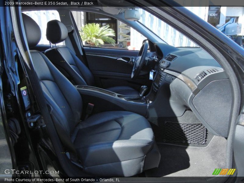 Black / Black 2009 Mercedes-Benz E 350 Sedan