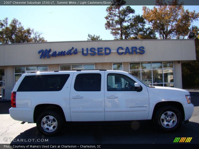 Summit White / Light Cashmere/Ebony 2007 Chevrolet Suburban 1500 LT