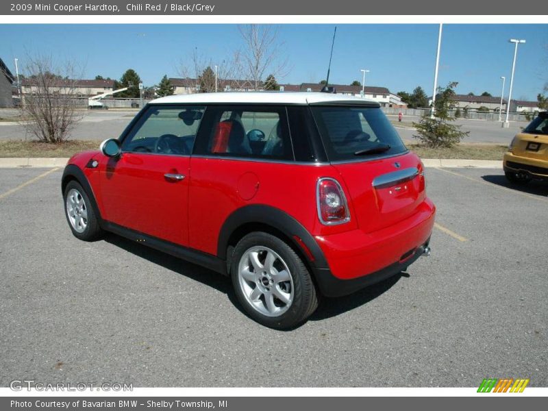 Chili Red / Black/Grey 2009 Mini Cooper Hardtop