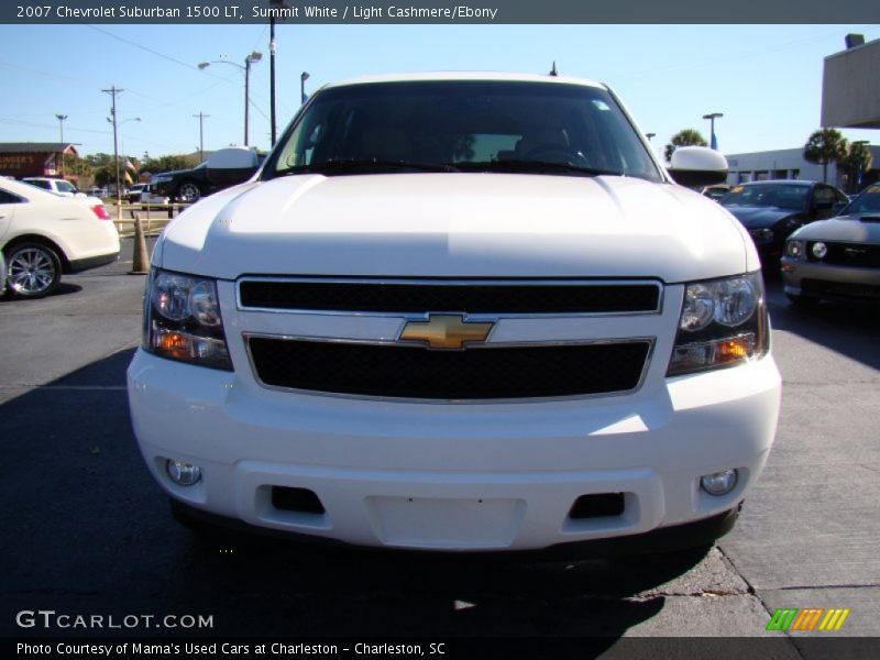 Summit White / Light Cashmere/Ebony 2007 Chevrolet Suburban 1500 LT