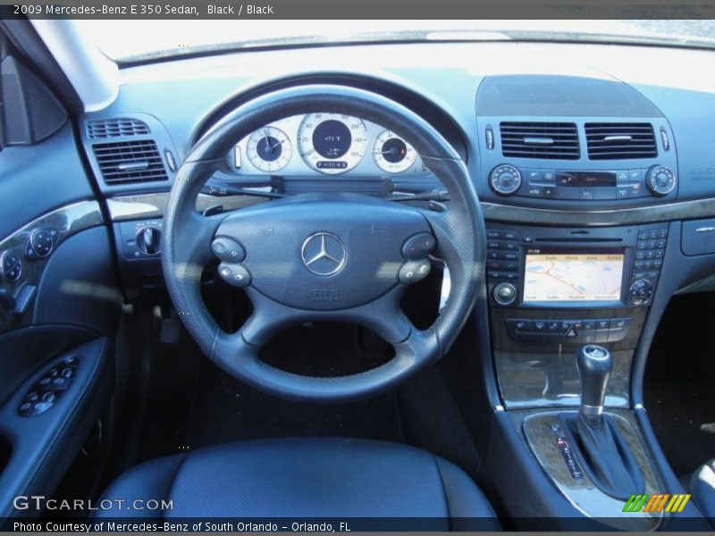 Black / Black 2009 Mercedes-Benz E 350 Sedan