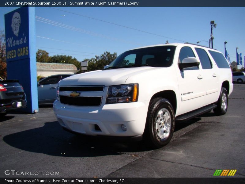 Summit White / Light Cashmere/Ebony 2007 Chevrolet Suburban 1500 LT