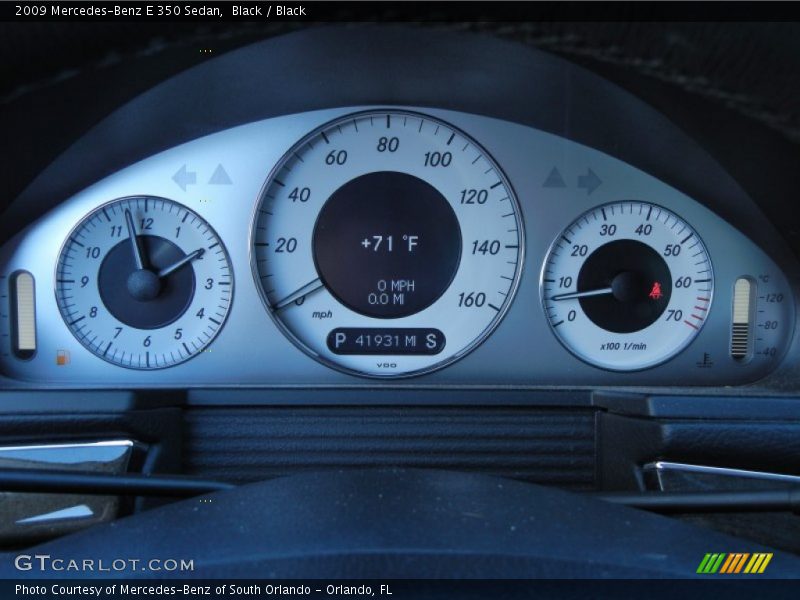 Black / Black 2009 Mercedes-Benz E 350 Sedan