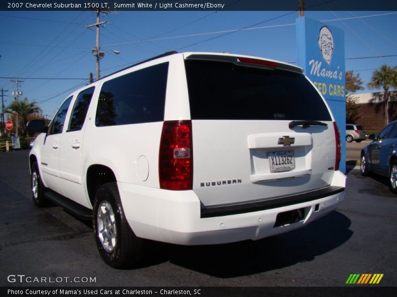 Summit White / Light Cashmere/Ebony 2007 Chevrolet Suburban 1500 LT