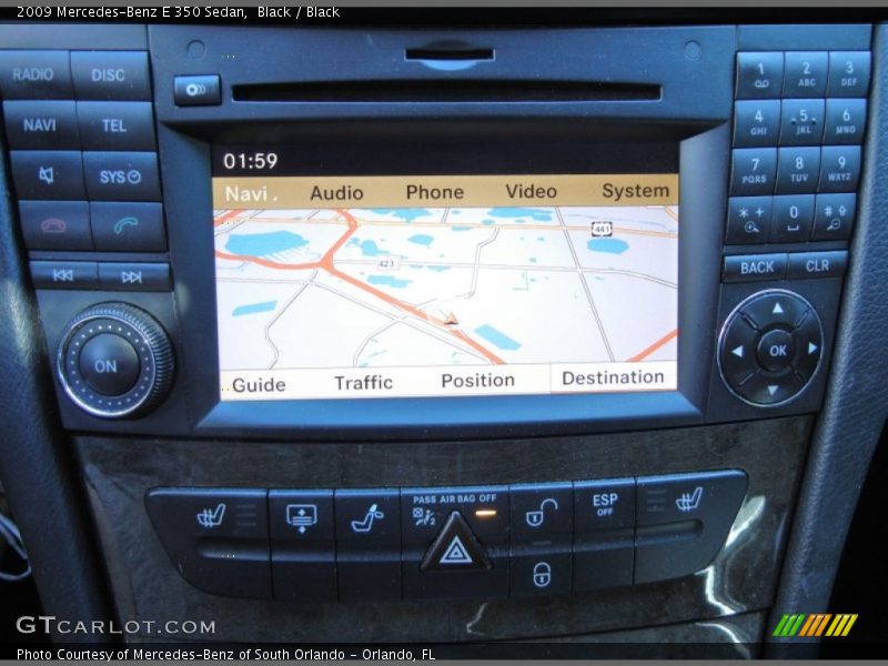 Black / Black 2009 Mercedes-Benz E 350 Sedan