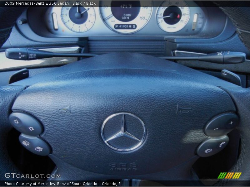Black / Black 2009 Mercedes-Benz E 350 Sedan