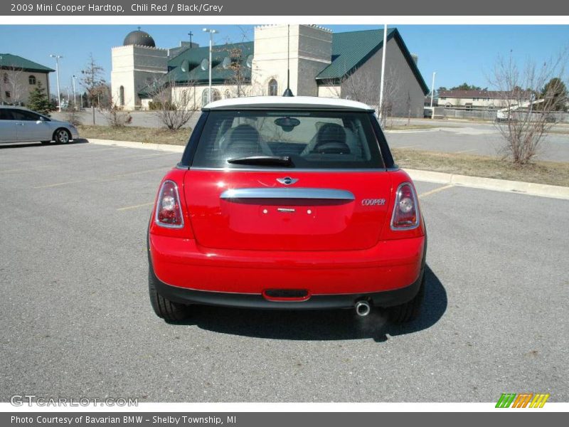 Chili Red / Black/Grey 2009 Mini Cooper Hardtop