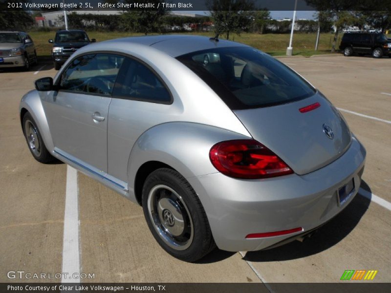 Reflex Silver Metallic / Titan Black 2012 Volkswagen Beetle 2.5L