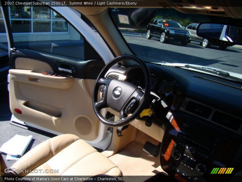 Summit White / Light Cashmere/Ebony 2007 Chevrolet Suburban 1500 LT