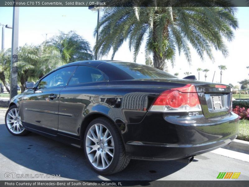  2007 C70 T5 Convertible Solid Black