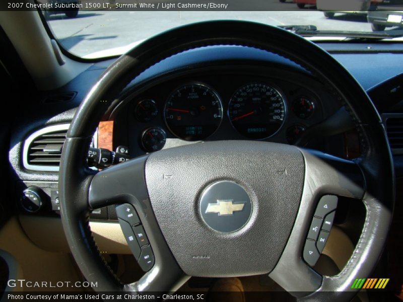 Summit White / Light Cashmere/Ebony 2007 Chevrolet Suburban 1500 LT