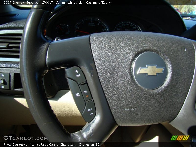 Summit White / Light Cashmere/Ebony 2007 Chevrolet Suburban 1500 LT