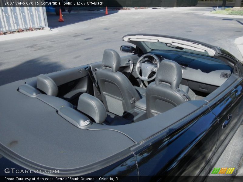 Solid Black / Off-Black 2007 Volvo C70 T5 Convertible