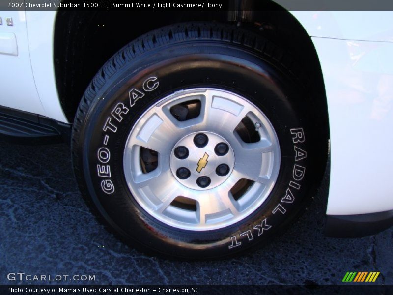 Summit White / Light Cashmere/Ebony 2007 Chevrolet Suburban 1500 LT