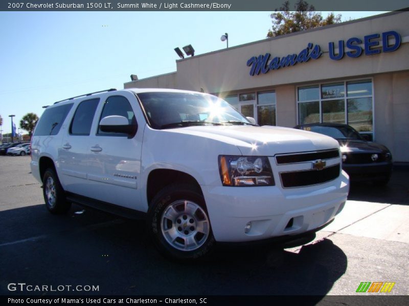 Summit White / Light Cashmere/Ebony 2007 Chevrolet Suburban 1500 LT