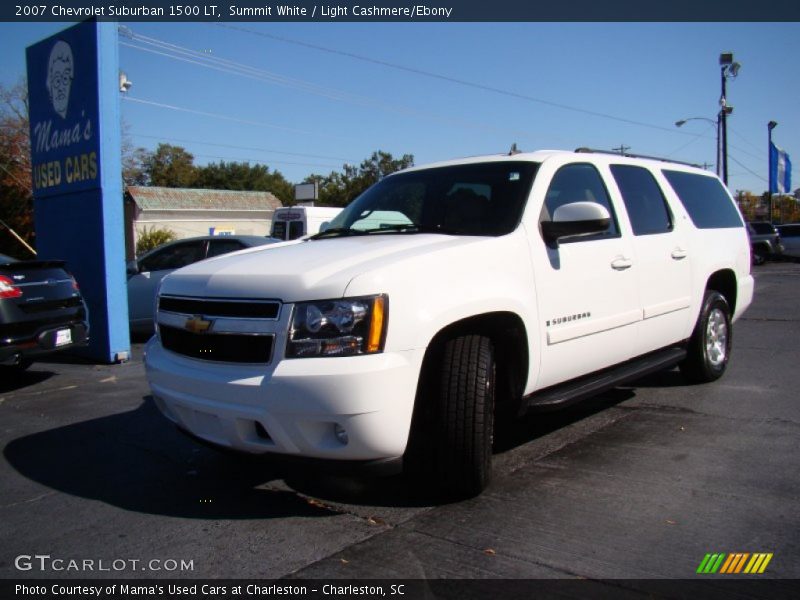 Summit White / Light Cashmere/Ebony 2007 Chevrolet Suburban 1500 LT